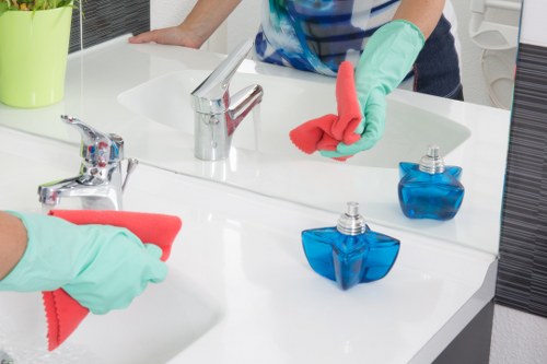 Detailed kitchen and bathroom cleaning during a one off clean in Edgware