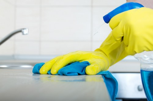 Local carpet cleaner working in an Edgware home interior