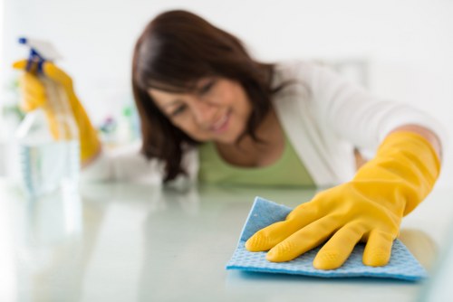 Reusable items set aside for charity partnerships during an Edgware clean