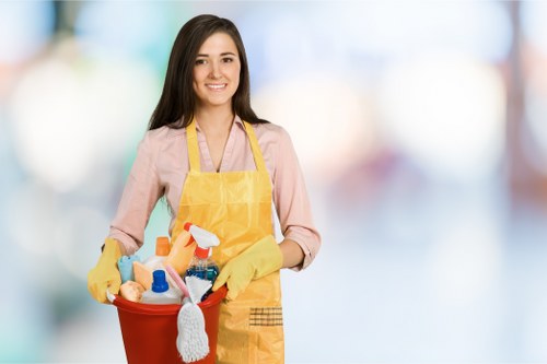 Detailed cleaning of kitchen surfaces during an Edgware deep clean